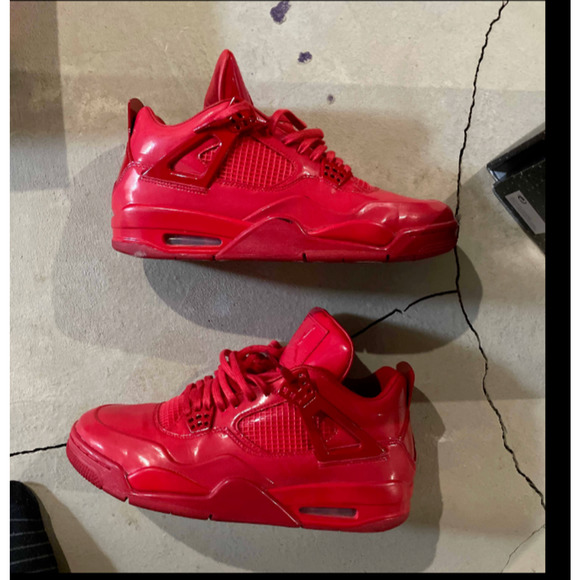 Size 10.5 Jordan 4 11LAB4 Red Patent Leather Style 719864-600 main image 5